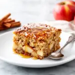 apple cinnamon baked oatmeal - featured image