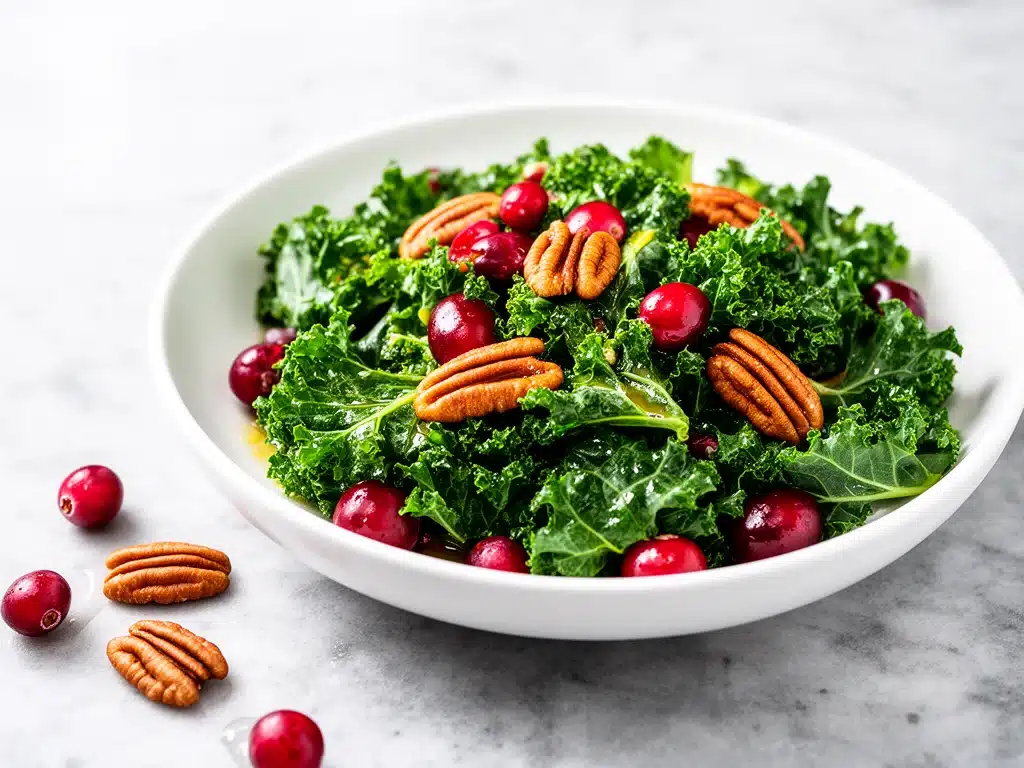autumn kale salad - featured image