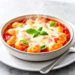 baked gnocchi with marinara - featured image