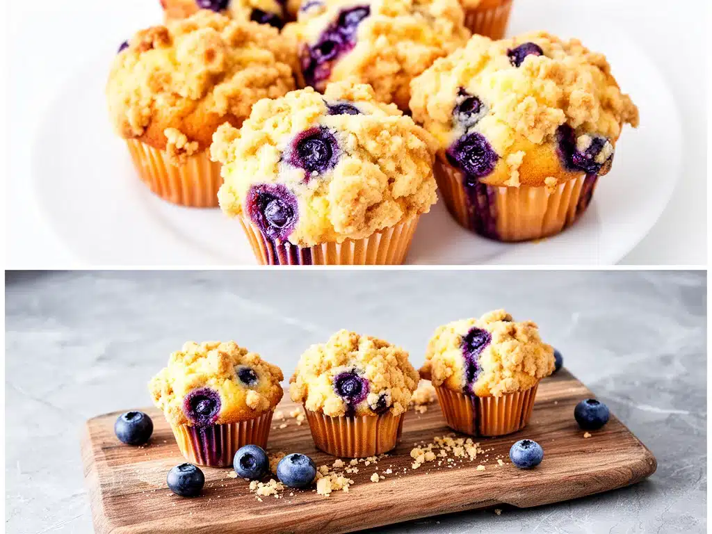bakery-style blueberry muffins - featured image