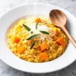 butternut squash risotto - featured image