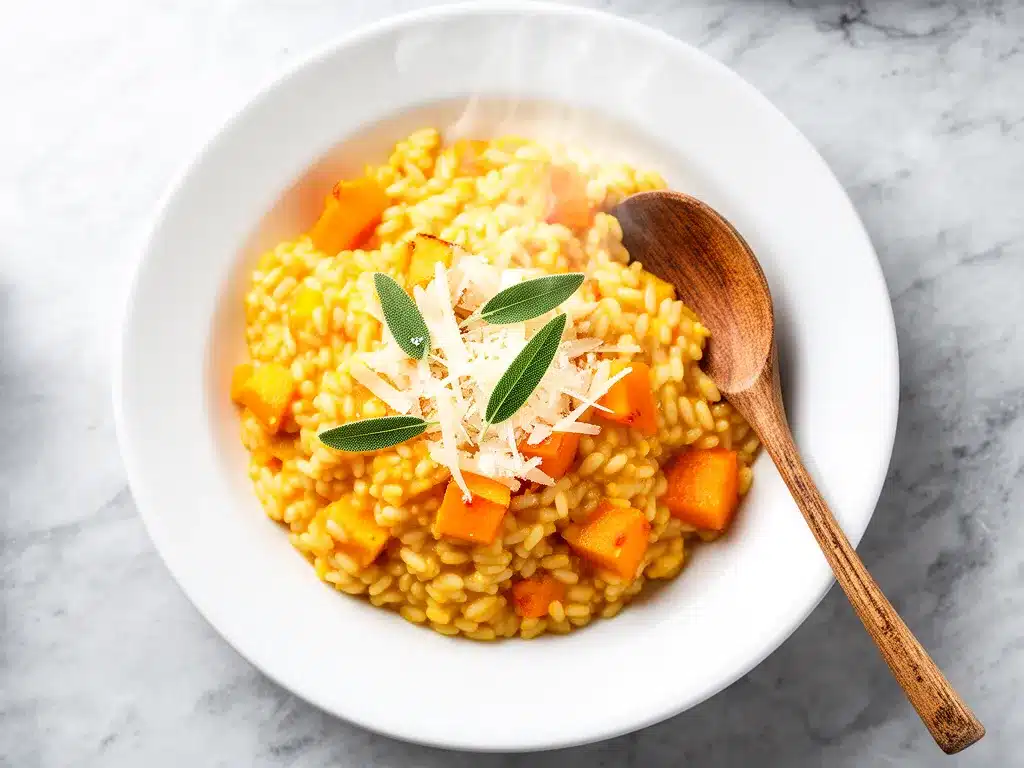 Butternut Squash Risotto Recipe Easy Cozy Weeknight Dinner Idea 4 butternut squash risotto preparation steps