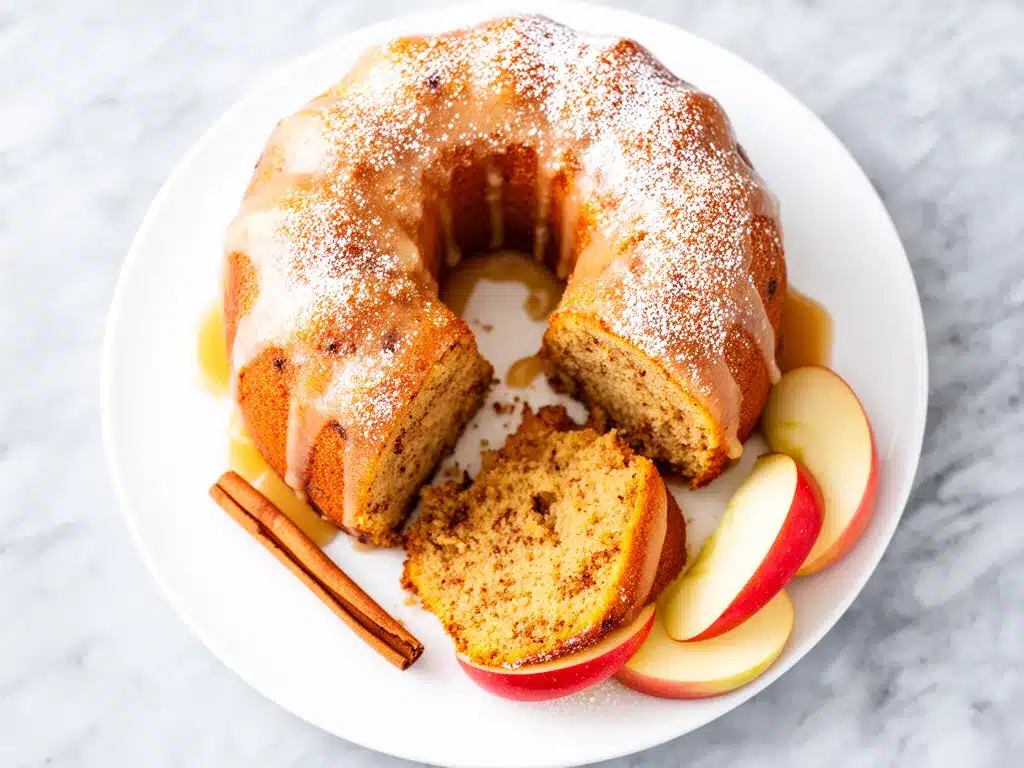 Buttery Apple Cider Donut Cake Recipe Easy Warm Autumn Spice Dessert 4 Buttery Apple Cider Donut Cake preparation steps