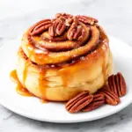 buttery caramel pecan cinnamon rolls - featured image