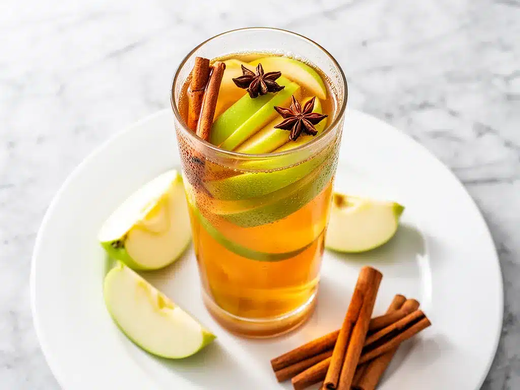Caramel Apple Cider Sangria Recipe 5 Easy Steps for Cozy Fall Gatherings 4 caramel apple cider sangria preparation steps