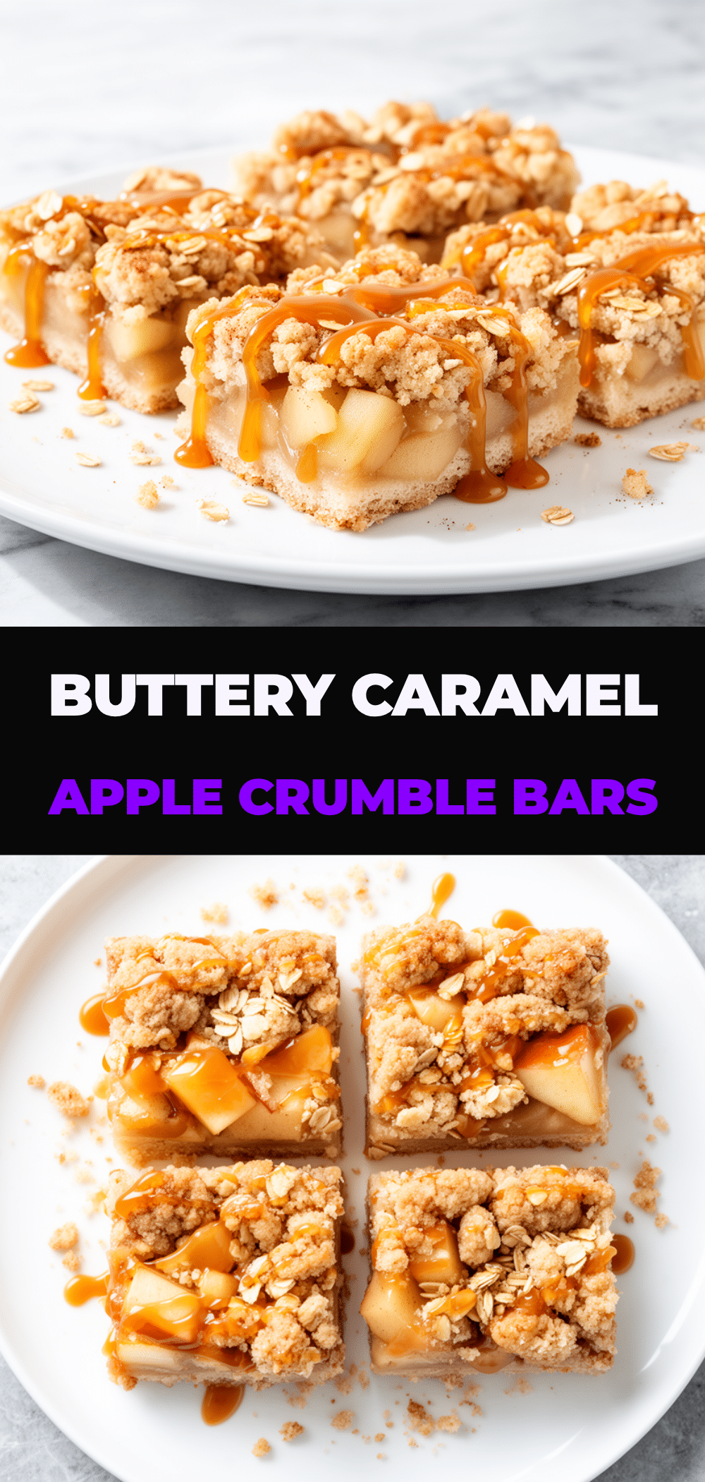 Caramel Apple Crumble Bars Recipe Easy Homemade Fall Dessert to Make on Repeat 5 caramel apple crumble bars recipe