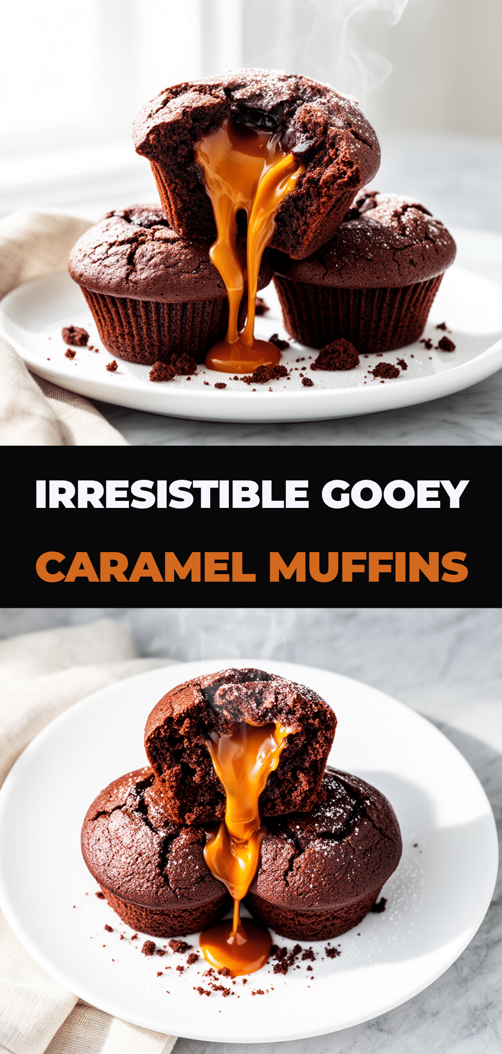 Caramel Stuffed Chocolate Lava Muffins Recipe Easy Gooey Treats to Make on Repeat 5 caramel stuffed chocolate lava muffins recipe