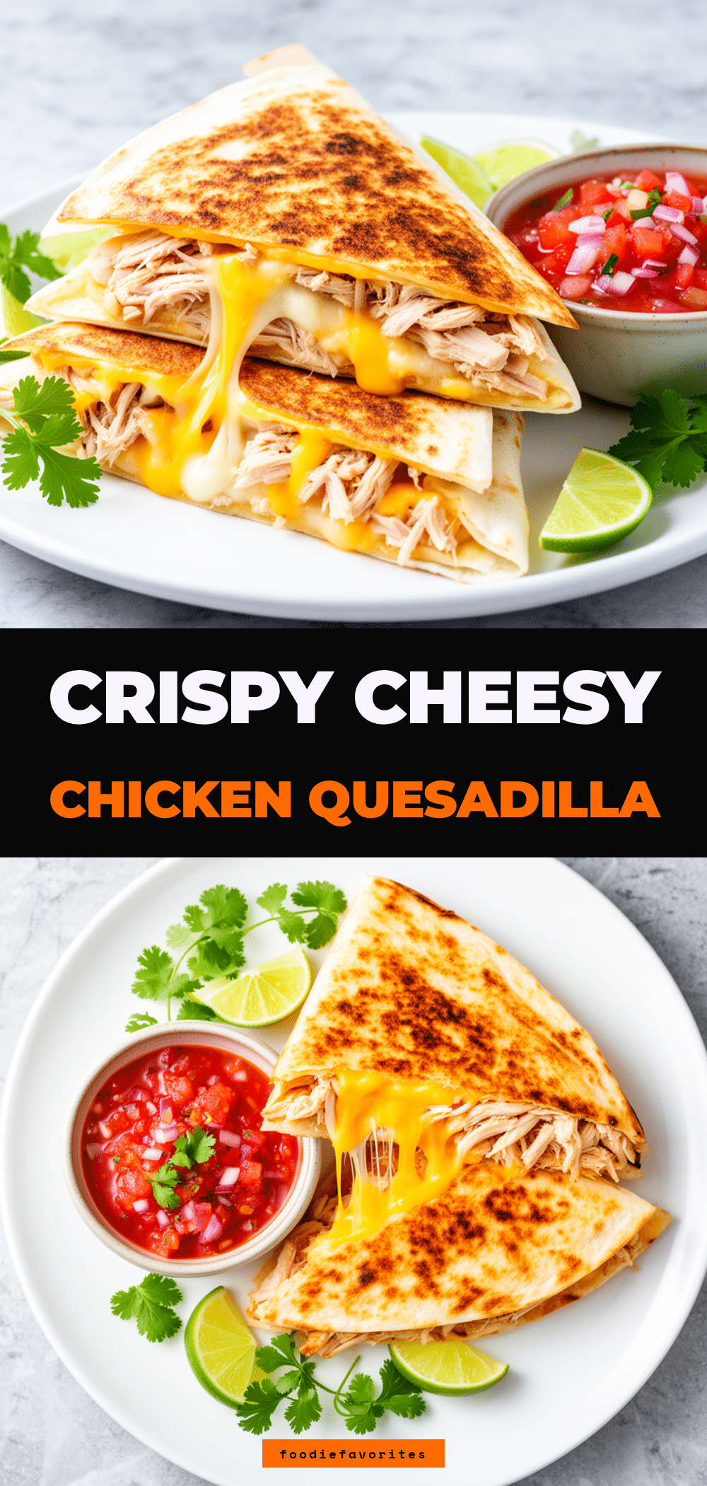 Cheesy Chicken Quesadillas: Easy Family Dinner 5 Cheesy Chicken Quesadillas recipe