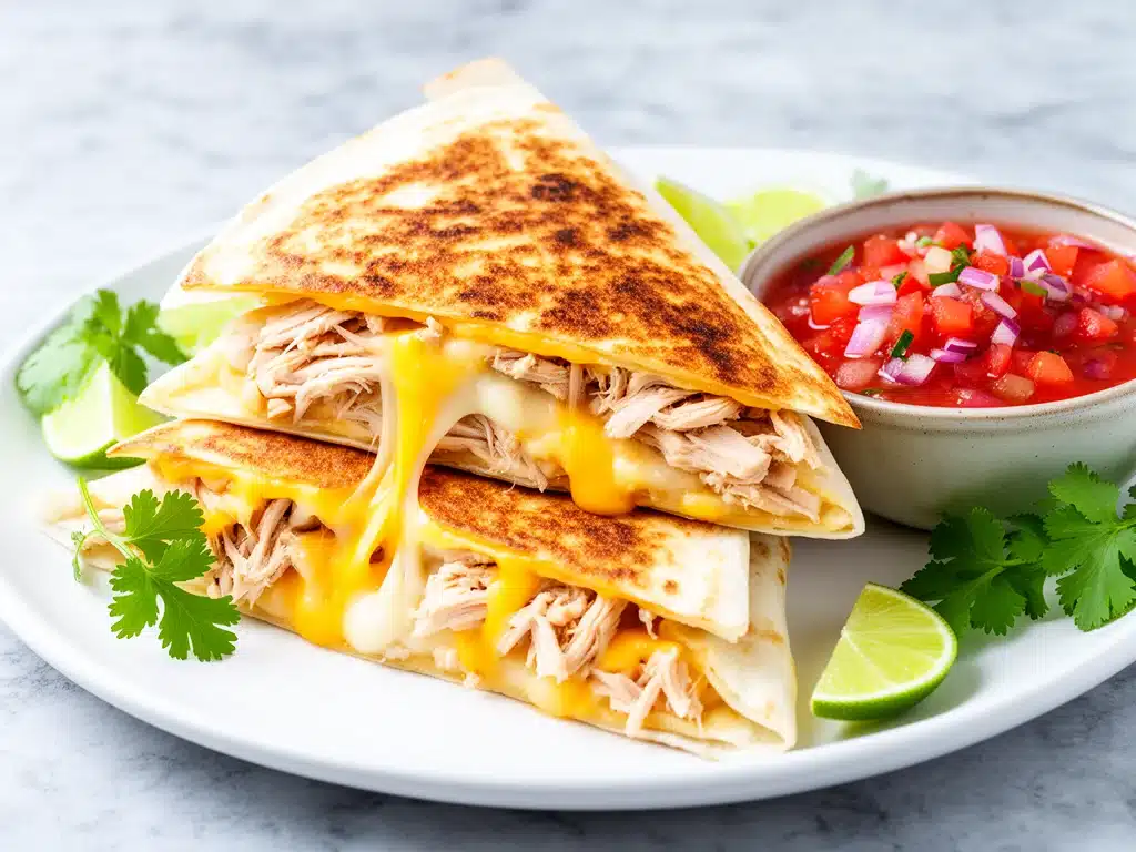 Cheesy Chicken Quesadillas - featured image