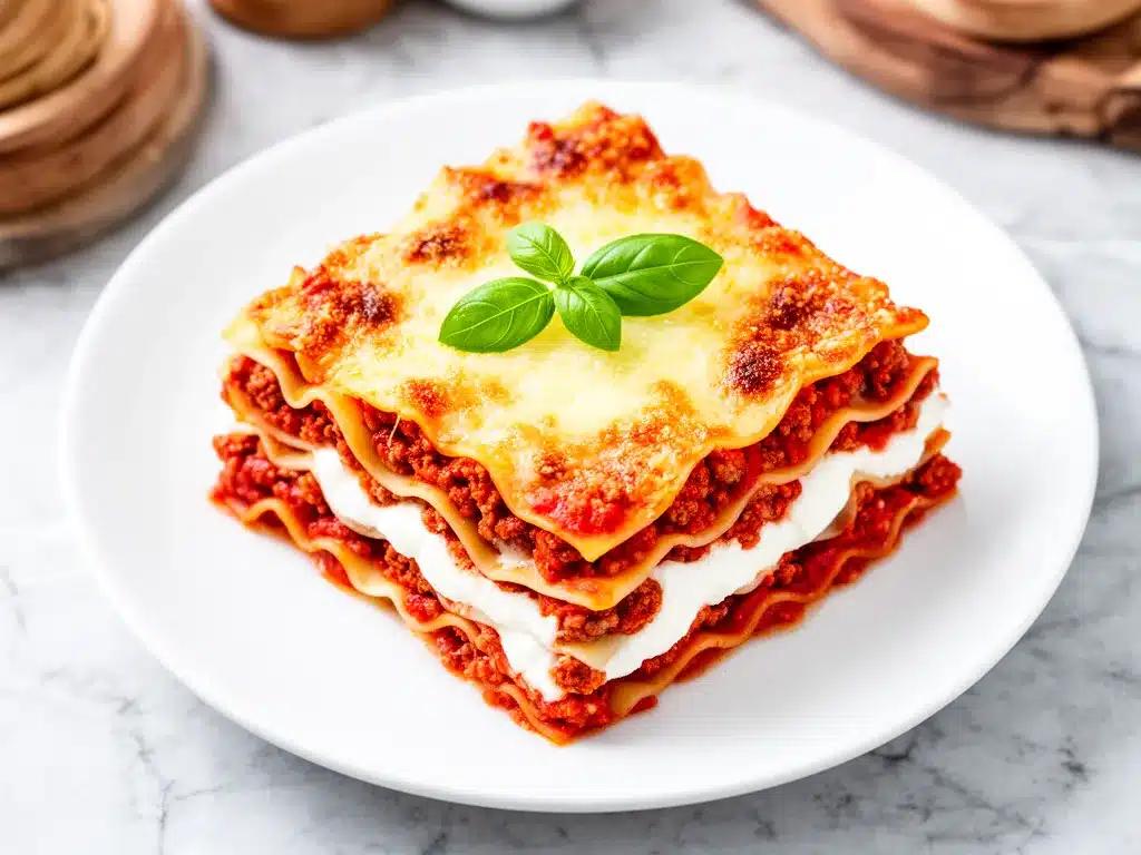Cheesy Lasagna with Rich Meat Sauce: Best Easy Family Dinner 4 cheesy lasagna with rich meat sauce preparation steps