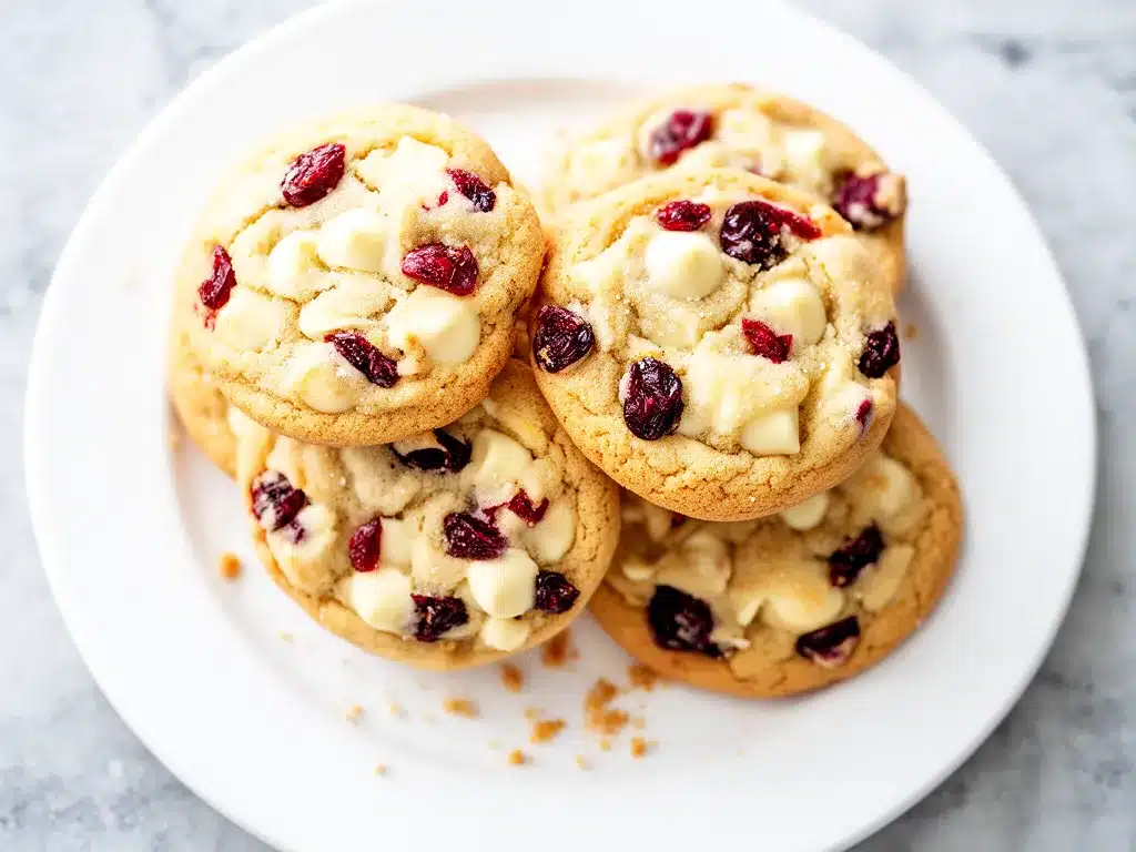 Chewy Cranberry White Chocolate Cookies Easy Homemade Recipe Your Family Will Crave 4 chewy cranberry white chocolate cookies preparation steps