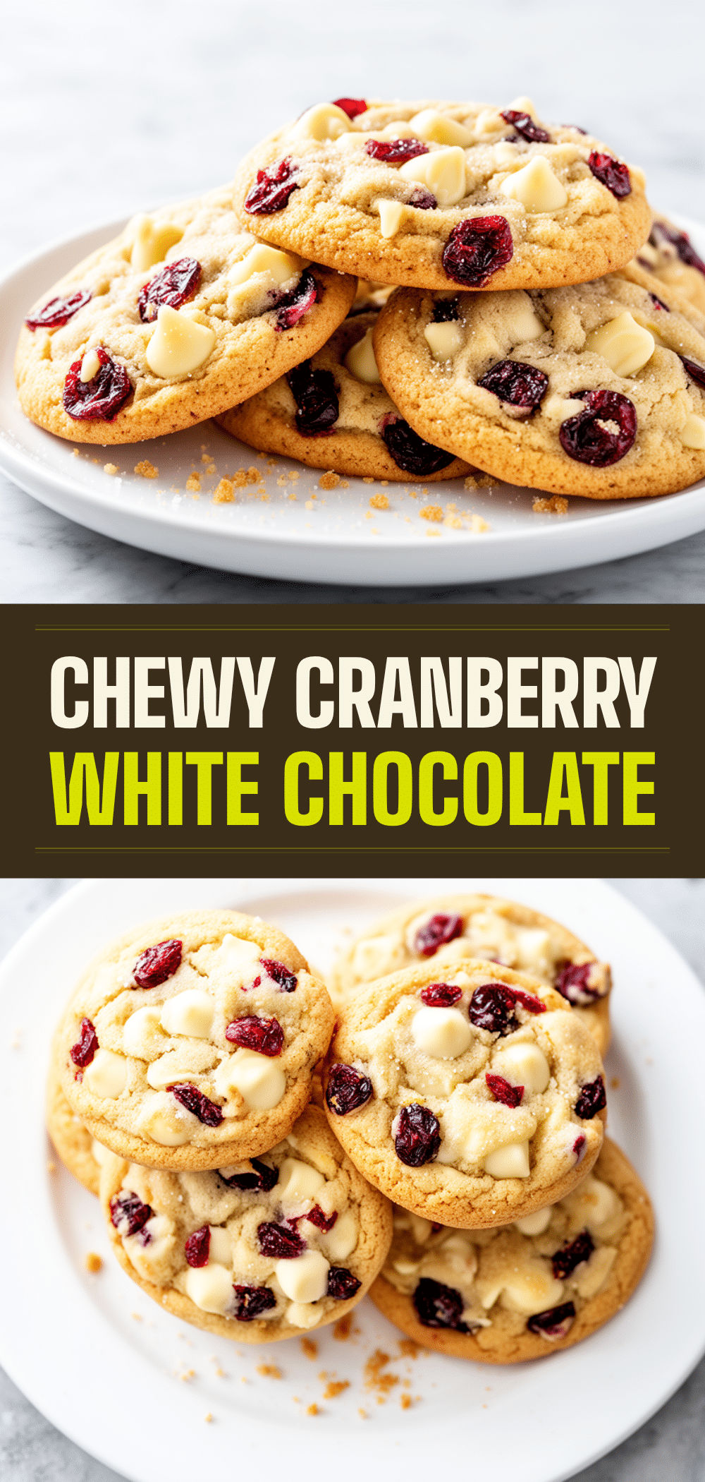 Chewy Cranberry White Chocolate Cookies Easy Homemade Recipe Your Family Will Crave 5 chewy cranberry white chocolate cookies recipe