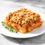 cinnamon apple crisp - featured image