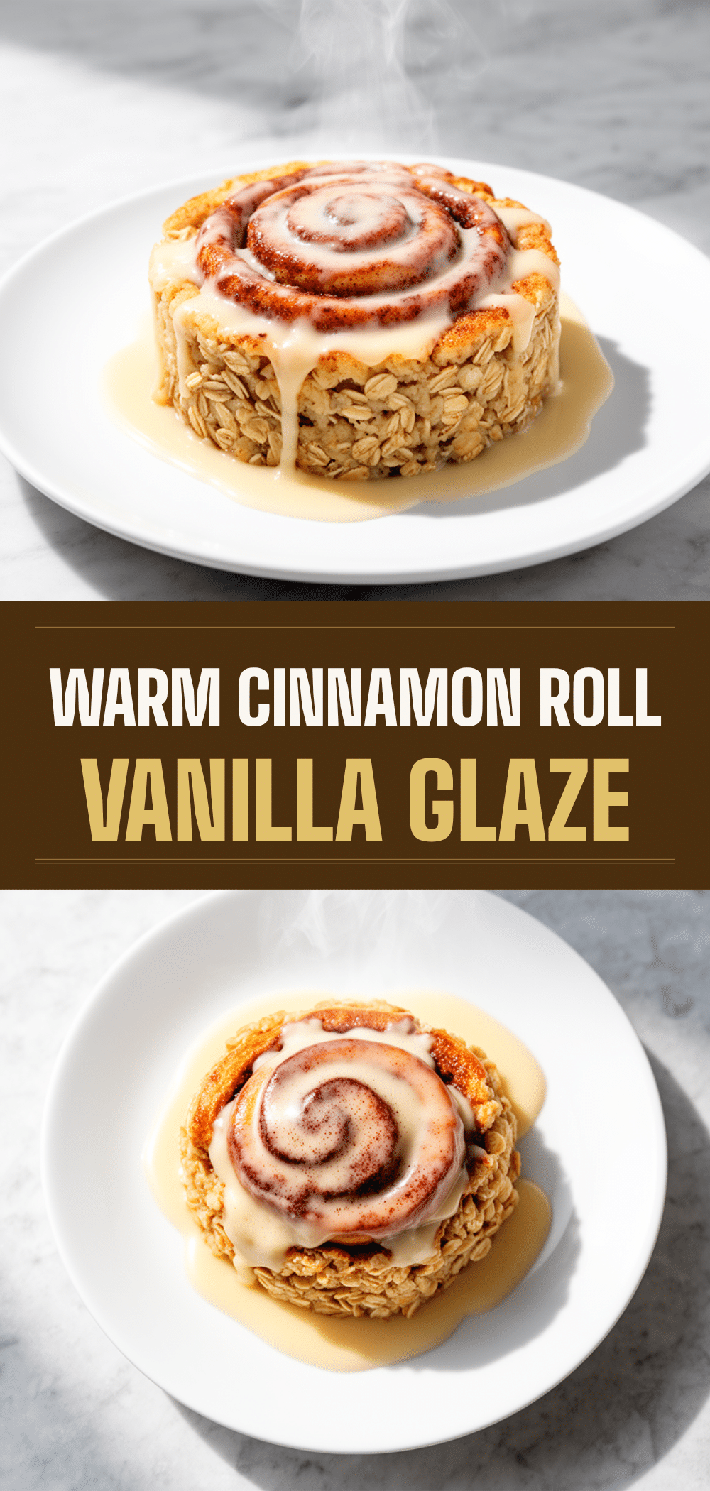 Cinnamon Roll Baked Oatmeal Recipe Easy Vanilla Glaze for Busy Weeknights 5 cinnamon roll baked oatmeal recipe