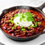 classic homemade beef chili - featured image