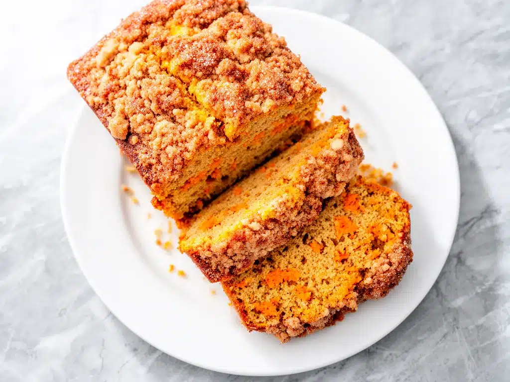 Cozy Fall Pumpkin Bread with Cinnamon Streusel Easy Recipe Everyone Loves 4 cozy fall pumpkin bread preparation steps