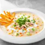 creamy chicken tortilla soup - featured image
