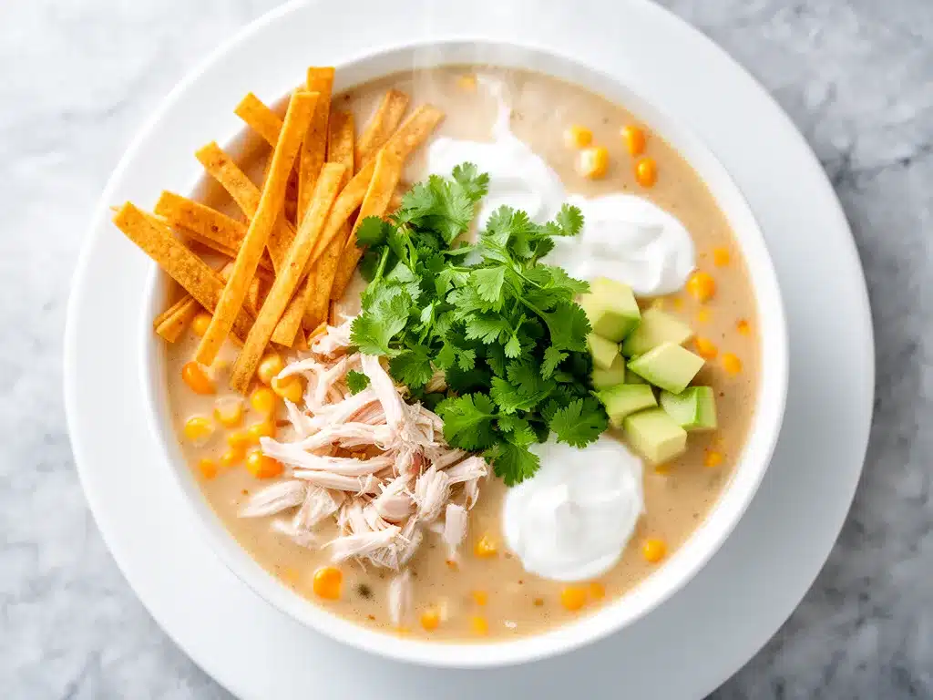 Creamy Chicken Tortilla Soup: Best 20-Minute Family Favorite 4 creamy chicken tortilla soup preparation steps