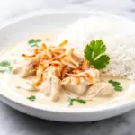 creamy coconut chicken curry - featured image