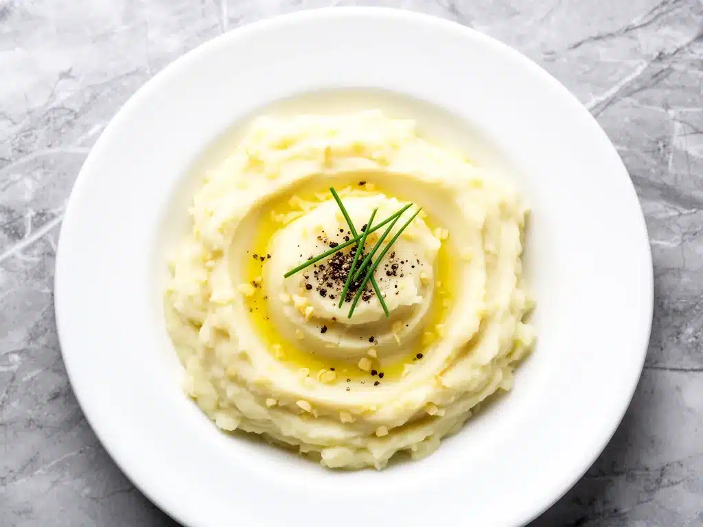 Creamy Garlic Mashed Potatoes: Easy Family Recipe 4 creamy garlic mashed potatoes preparation steps