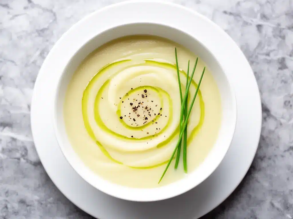 Creamy Potato Leek Soup: Easy Weeknight Dinner 4 creamy potato leek soup preparation steps