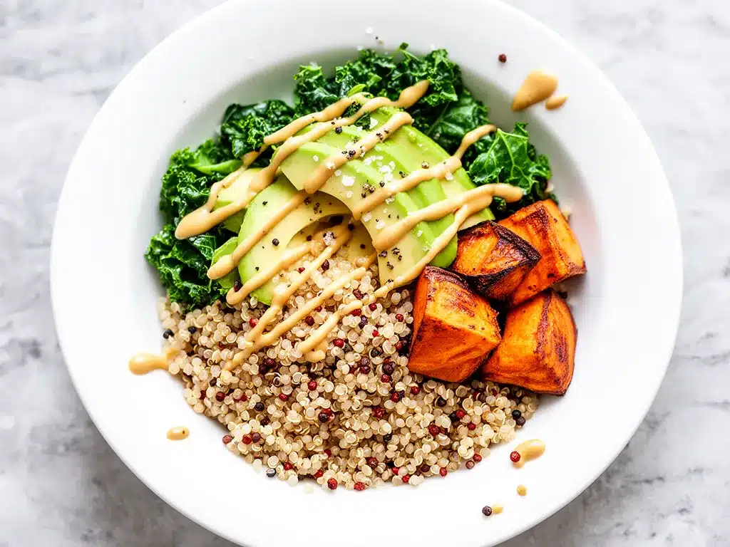 Creamy Roasted Sweet Potato Quinoa Bowl: Easy Meal Prep 4 creamy roasted sweet potato quinoa bowl preparation steps