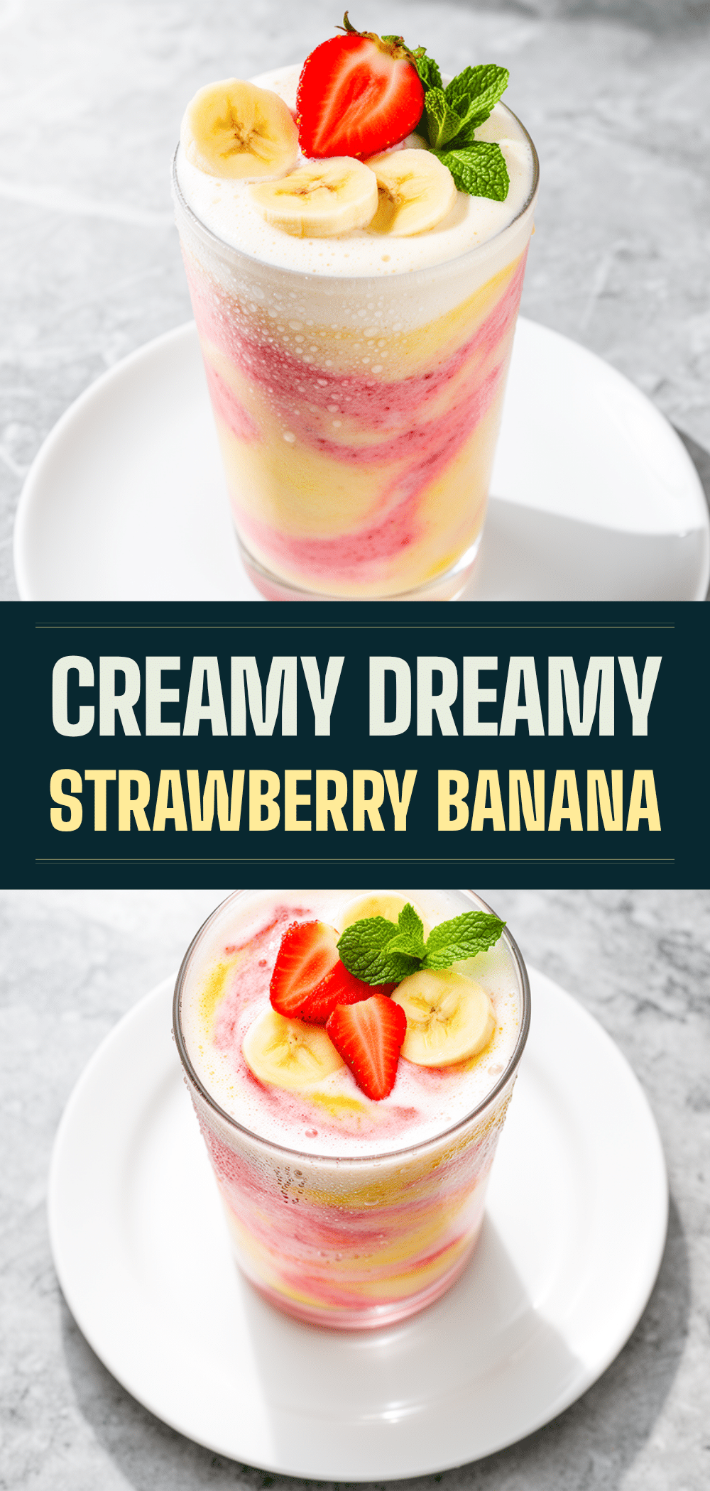Creamy Strawberry Banana Smoothie Recipe Easy 5-Ingredient Breakfast Delight 5 creamy strawberry banana smoothie recipe