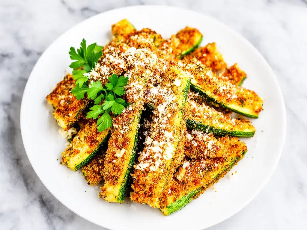 Crispy Air Fryer Zucchini Fries with Parmesan: Best Healthy Snack 4 crispy air fryer zucchini fries with parmesan preparation steps