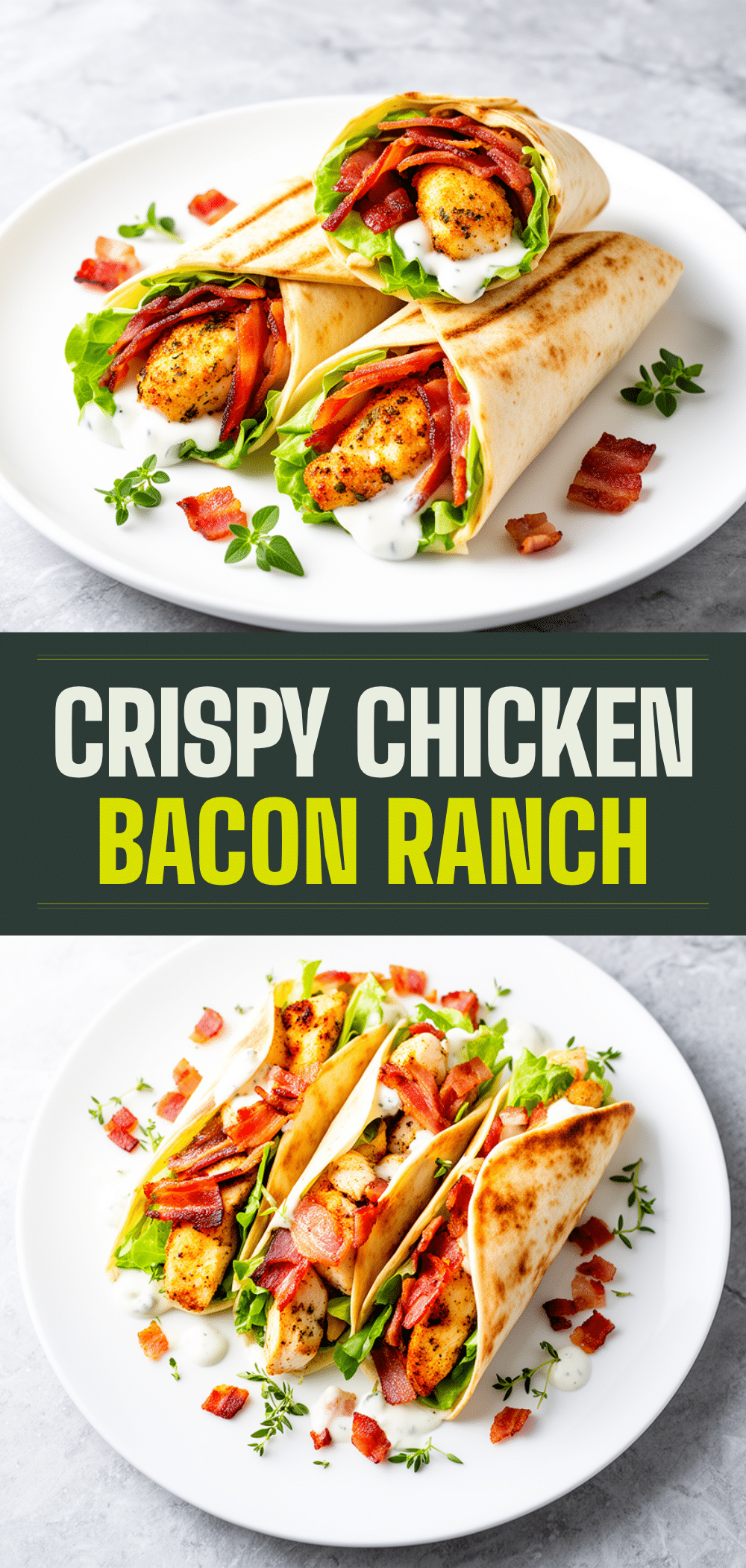 Crispy Chicken Bacon Ranch Wraps Easy Recipe for Simple Lunch 5 crispy chicken bacon ranch wraps recipe