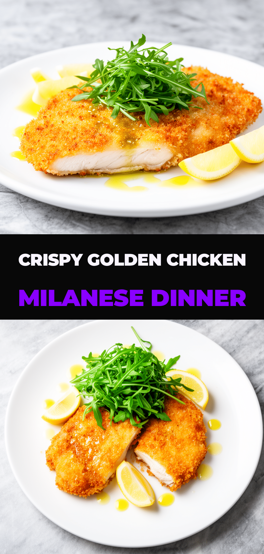 Crispy Chicken Milanese Recipe Easy 30-Minute Weeknight Dinner with Arugula 5 crispy chicken milanese recipe recipe