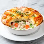 crispy chicken pot pie - featured image
