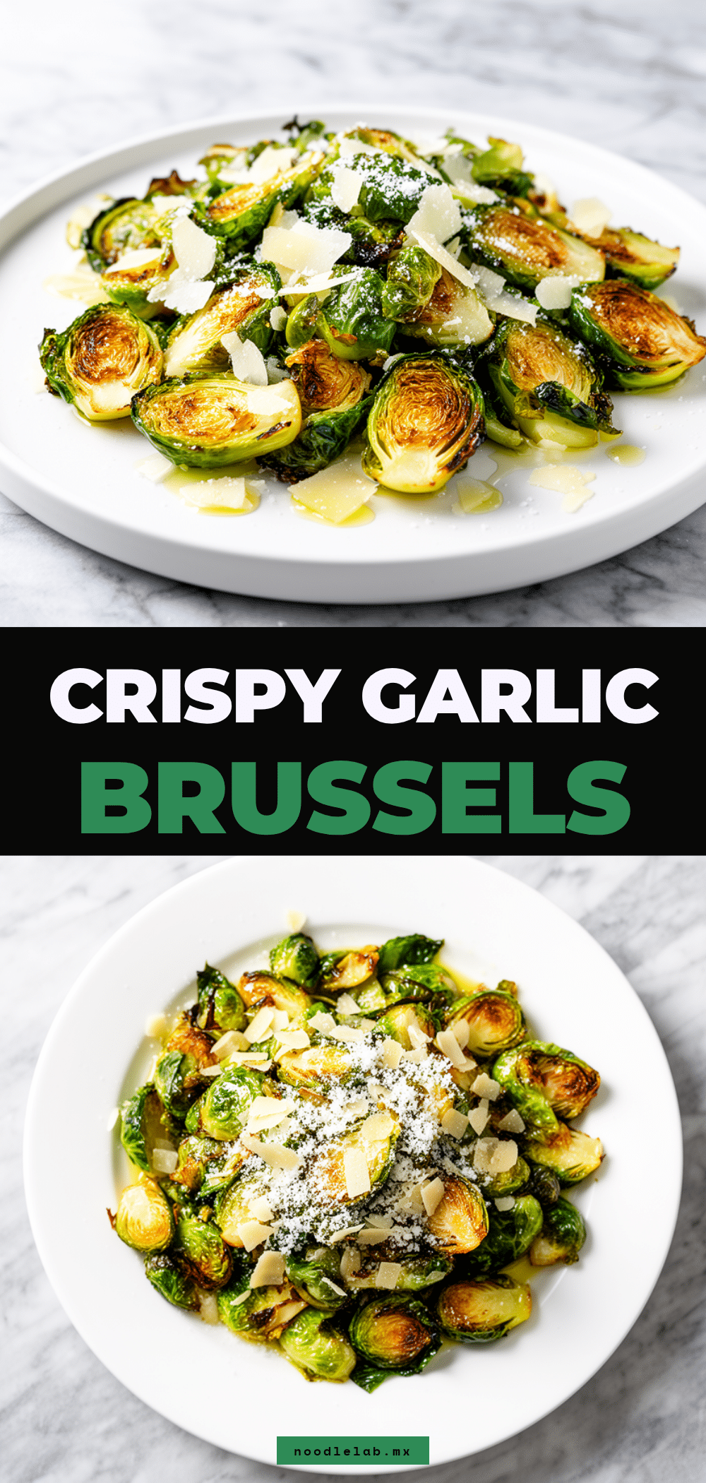 Crispy Garlic Parmesan Smashed Brussels Sprouts: 5-Ingredient Side 5 Crispy Garlic Parmesan Smashed Brussels Sprouts recipe
