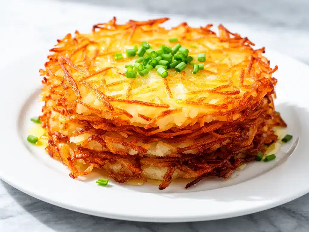 crispy golden hash browns - featured image