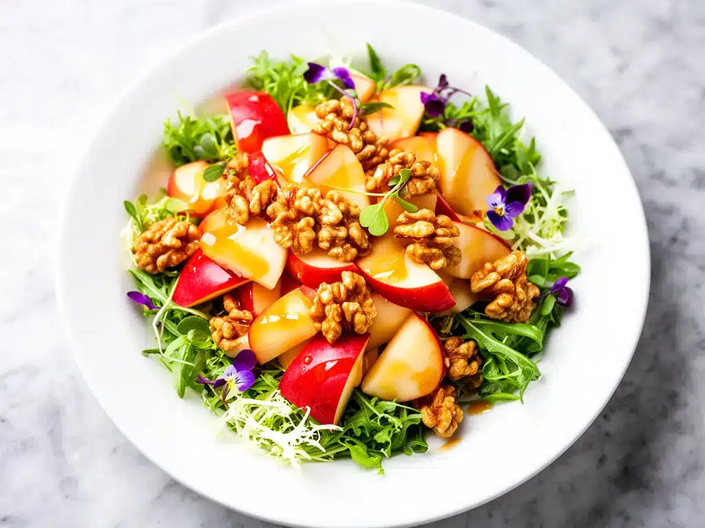 Crunchy Apple Walnut Harvest Salad: Best 5-Ingredient Recipe 4 crunchy apple walnut harvest salad preparation steps