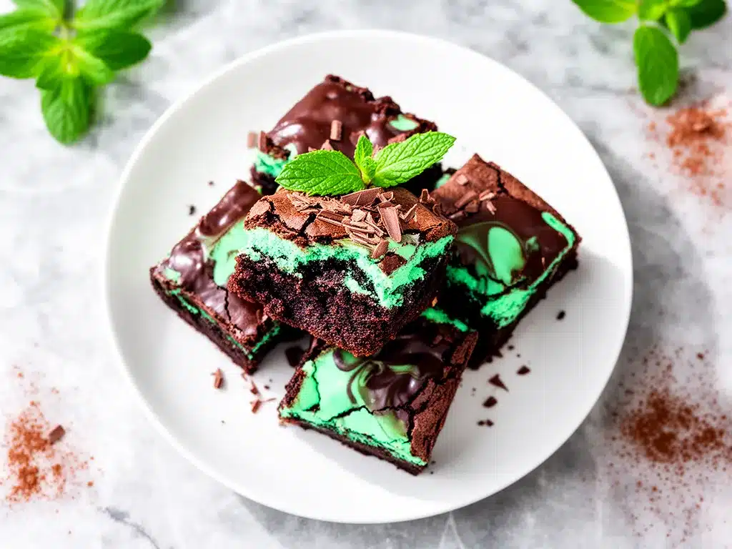 Fudgy Mint Chocolate Brownies Recipe Easy Homemade Treats to Make on Repeat 4 fudgy mint chocolate brownies preparation steps