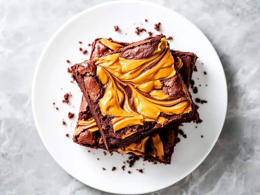 Fudgy Peanut Butter Swirl Brownies Recipe Easy Homemade Treats to Make on Repeat 4 fudgy peanut butter swirl brownies preparation steps