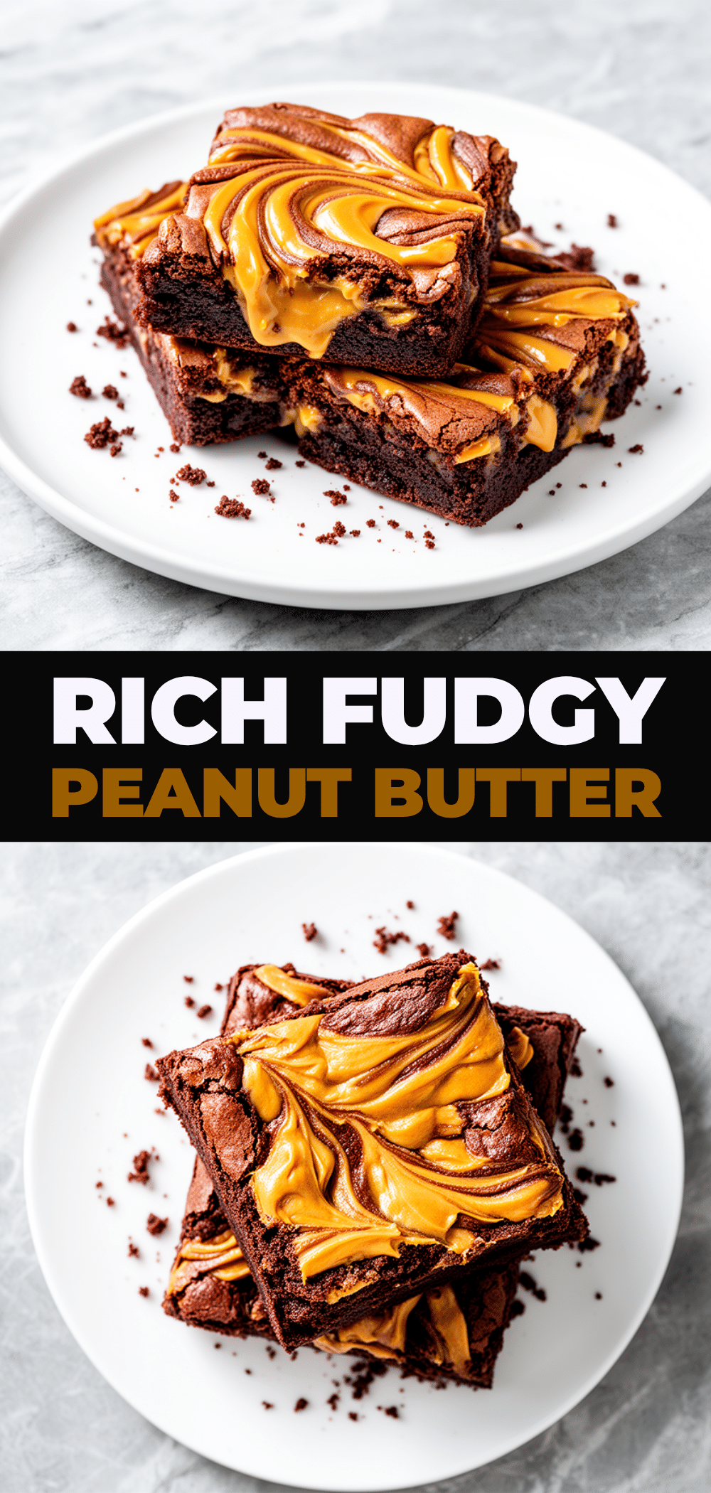 Fudgy Peanut Butter Swirl Brownies Recipe Easy Homemade Treats to Make on Repeat 5 fudgy peanut butter swirl brownies recipe