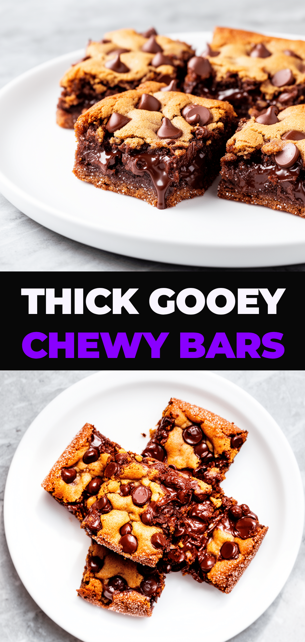 Gooey Chocolate Chip Cookie Bars Recipe Easy Thick Chewy Texture 5 gooey chocolate chip cookie bars recipe