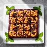 Homemade No-Bake Chocolate Peanut Butter Bars - featured image