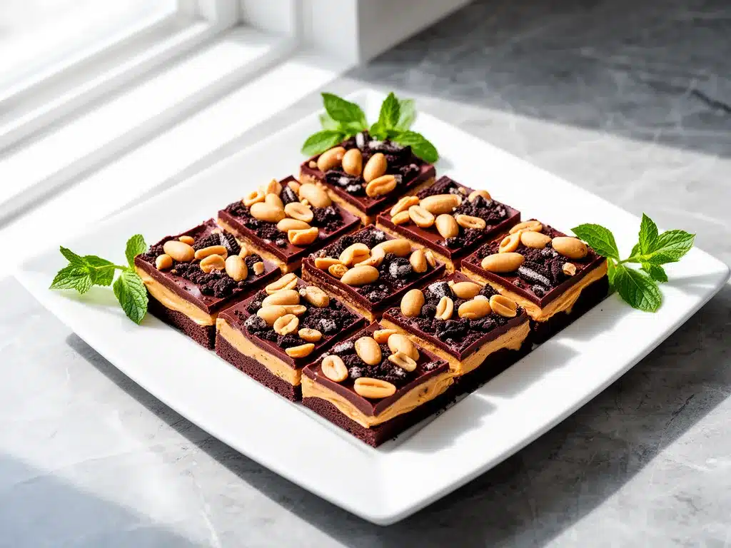 Homemade No-Bake Chocolate Peanut Butter Bars: Best Easy Dessert Recipe 4 Homemade No-Bake Chocolate Peanut Butter Bars preparation steps