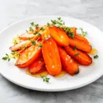 honey roasted glazed carrots - featured image