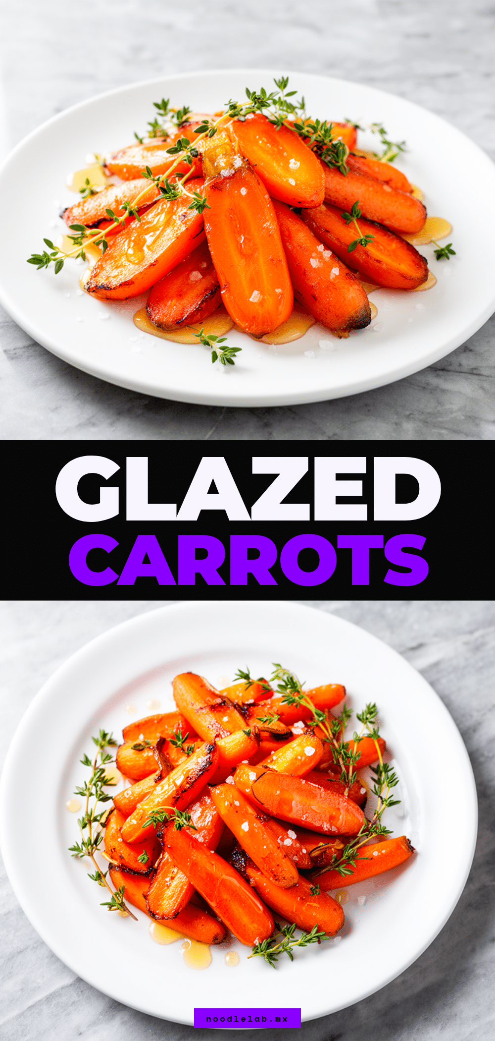 Honey Roasted Glazed Carrots with Thyme: 5 Easy Side Dish 5 honey roasted glazed carrots recipe