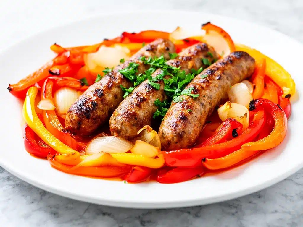 Italian Sausage and Peppers Sheet Pan Dinner - featured image