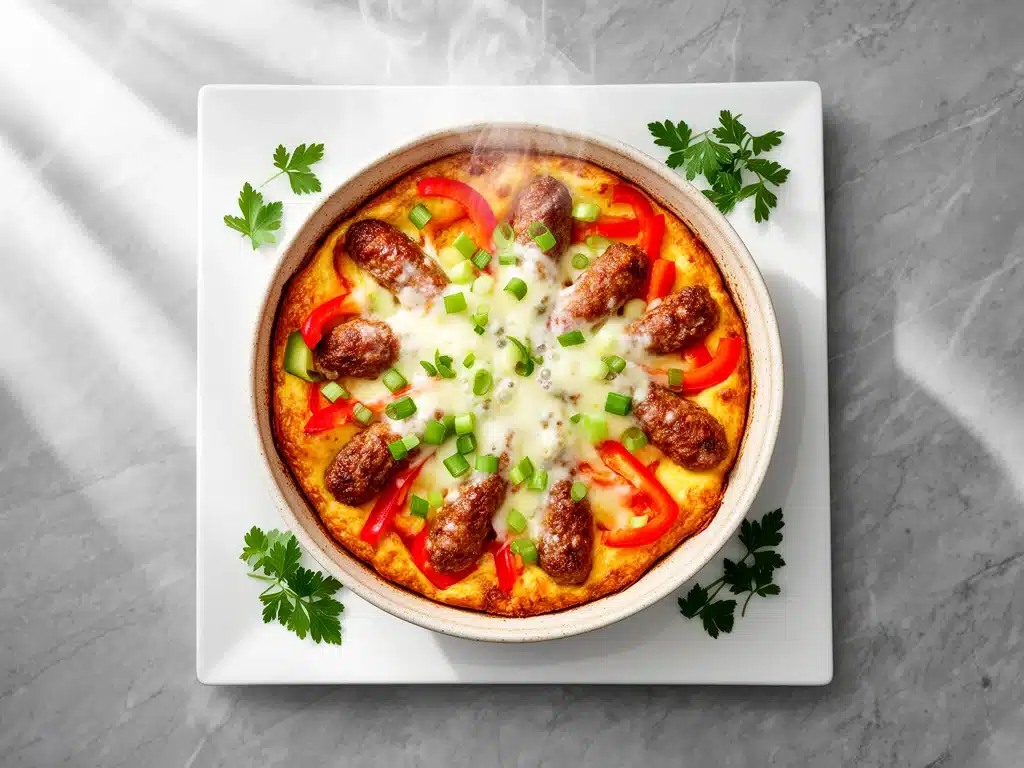 Make-Ahead Sausage and Cheese Breakfast Casserole - featured image