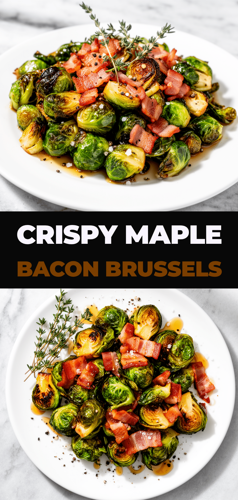 Maple Roasted Brussels Sprouts with Bacon Easy Recipe for Busy Weeknights 5 maple roasted Brussels sprouts with bacon recipe