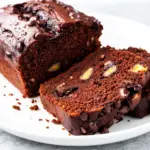 moist chocolate banana bread - featured image