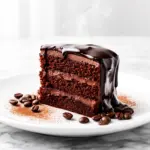 moist chocolate espresso cake - featured image
