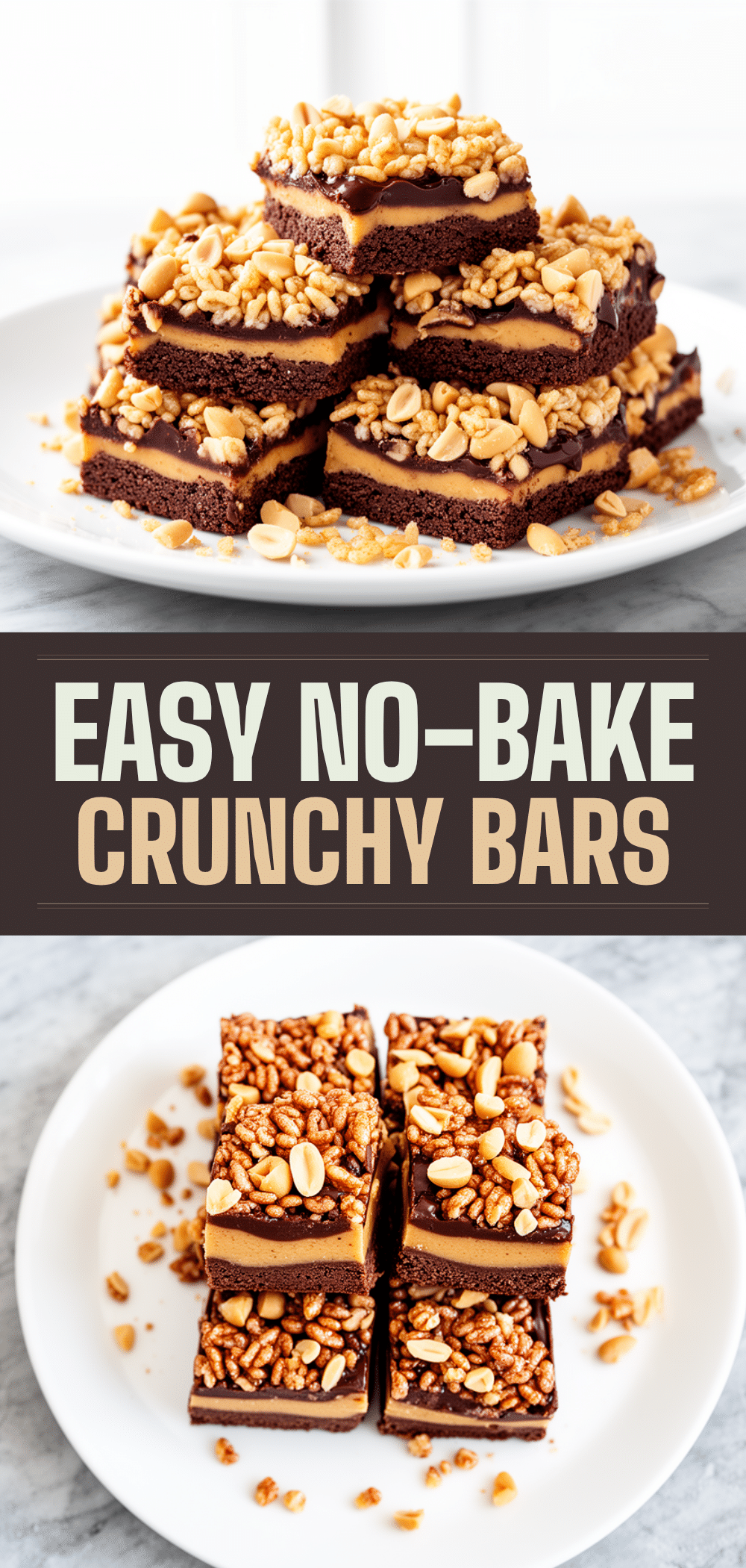 No-Bake Chocolate Peanut Butter Bars Recipe 5 Easy Steps to Make Perfect Crunchy Topping 5 no-bake chocolate peanut butter bars recipe
