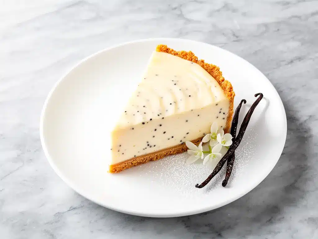 No-Bake Creamy Vanilla Bean Cheesecake Recipe Easy Homemade Dessert 4 no-bake creamy vanilla bean cheesecake preparation steps