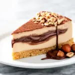 no bake Nutella cheesecake - featured image